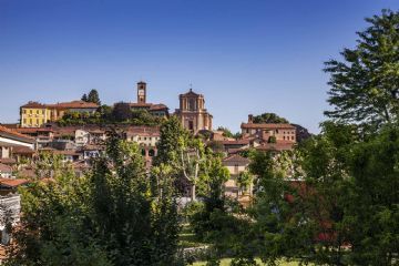 vista panoramica della chiocciola di Andezeno
